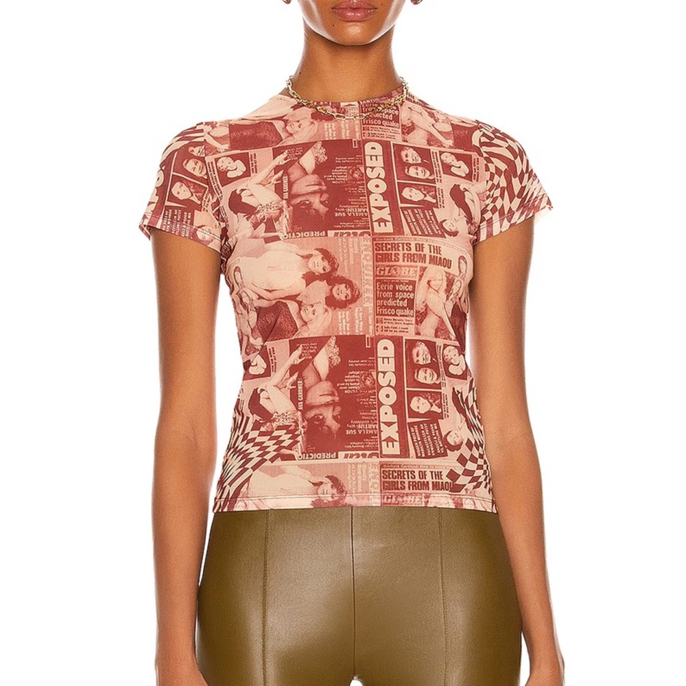 Miaou Mesh Mini Tee